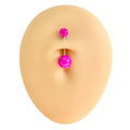 Pink Splash Effect Belly Bar  image 0