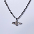 Silver Mini Realistic Bee Necklace image 0
