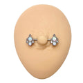 Silver Opal Dream Nipple Bar image 0
