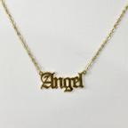 Gold Angel Necklace image 0