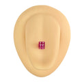 Purple Acrylic Dice Tongue Bar image 0