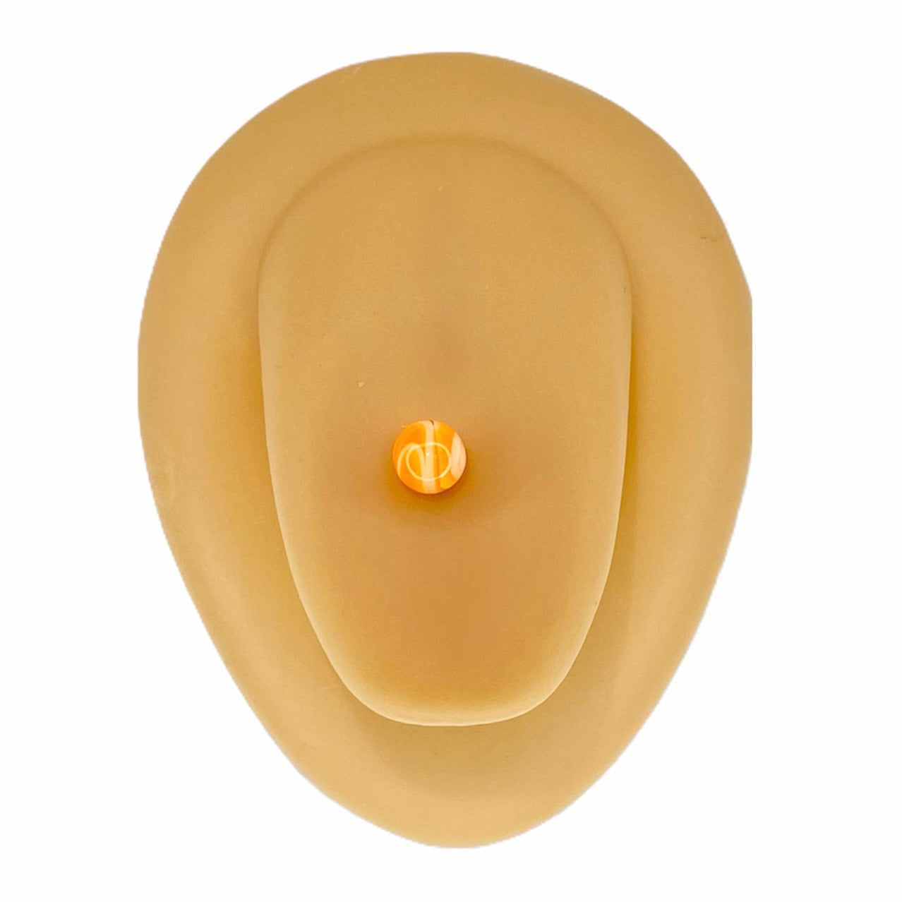 Orange Marble Effect Tongue Bar image 0