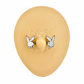 White Opal Glitter Playboy Nipple Bar image 0