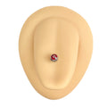 Red Press Fit Gem Ball Tongue Bar image 0