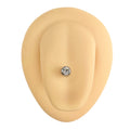 Clear Press Fit Gem Ball Tongue Bar image 0