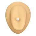 White Swirl Tongue Bar image 0