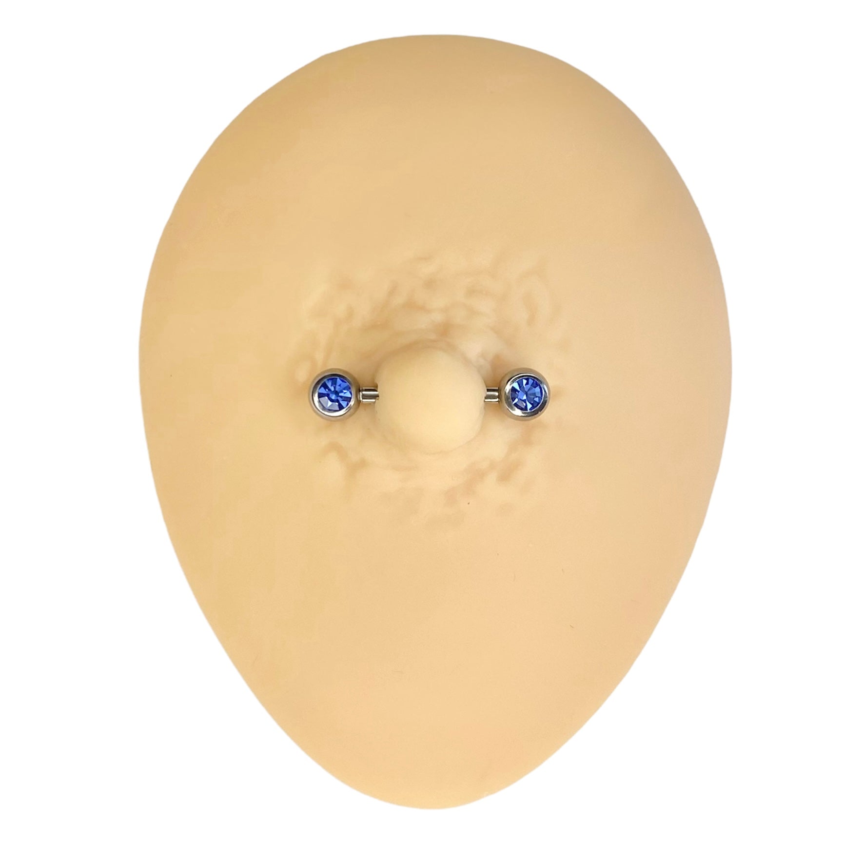 Blue Rhinestone Nipple Bar  image 0