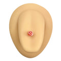 Red Swirl Tongue Bar image 0