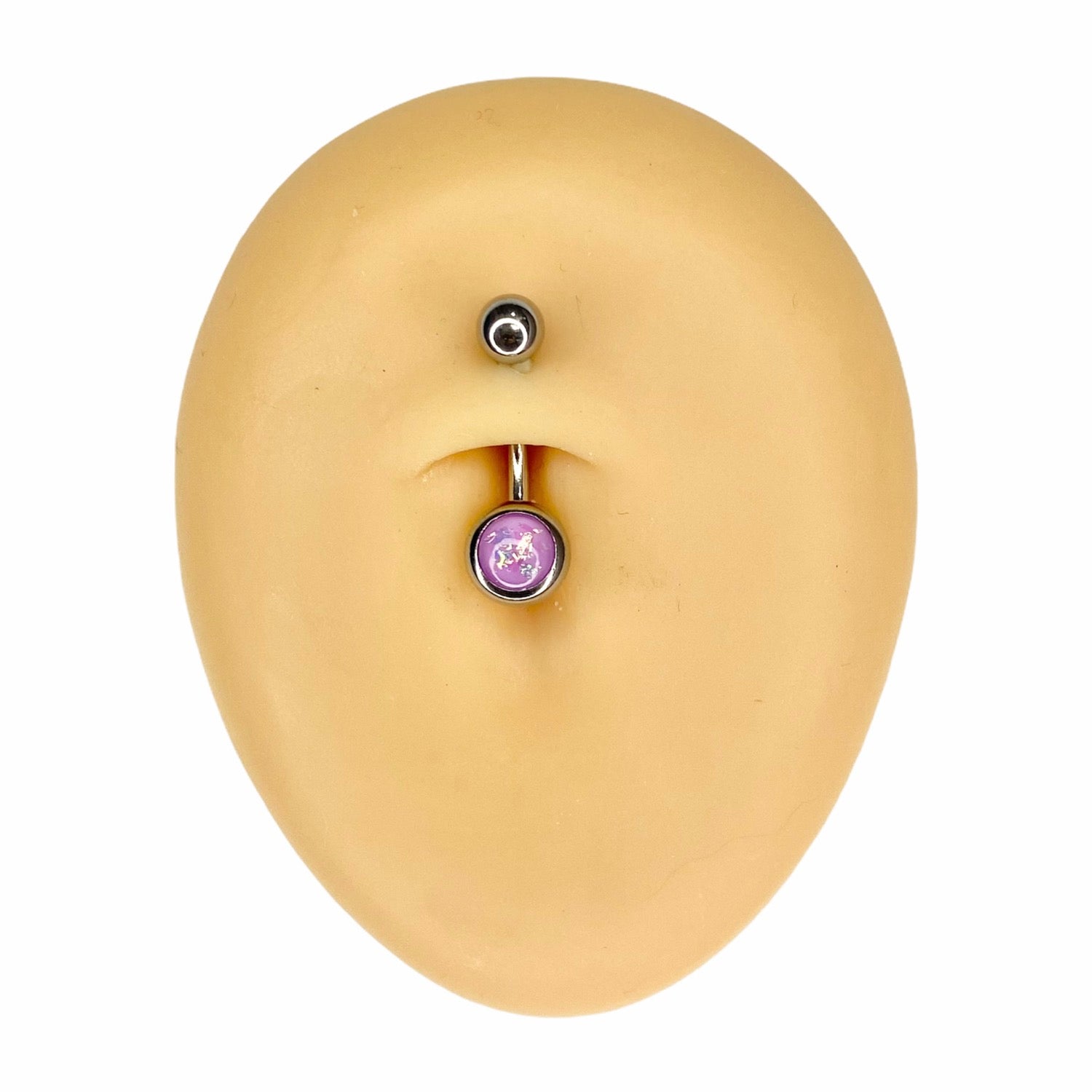 Purple Opal Glitter Belly Bar  image 0
