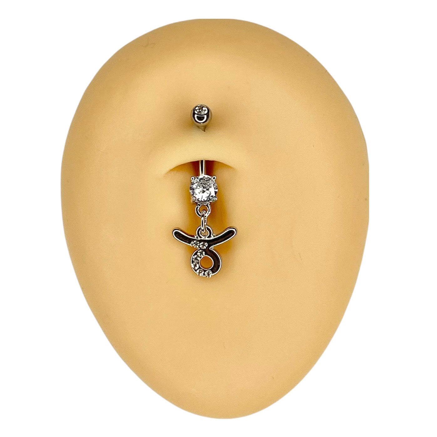 Taurus Zodiac Dangle Belly Bar  image 0
