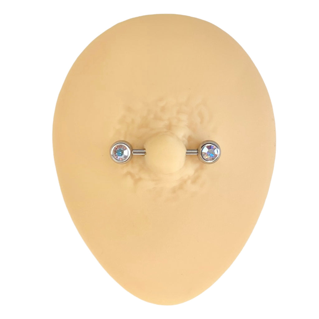 AB Rhinestone Nipple Bar  image 1