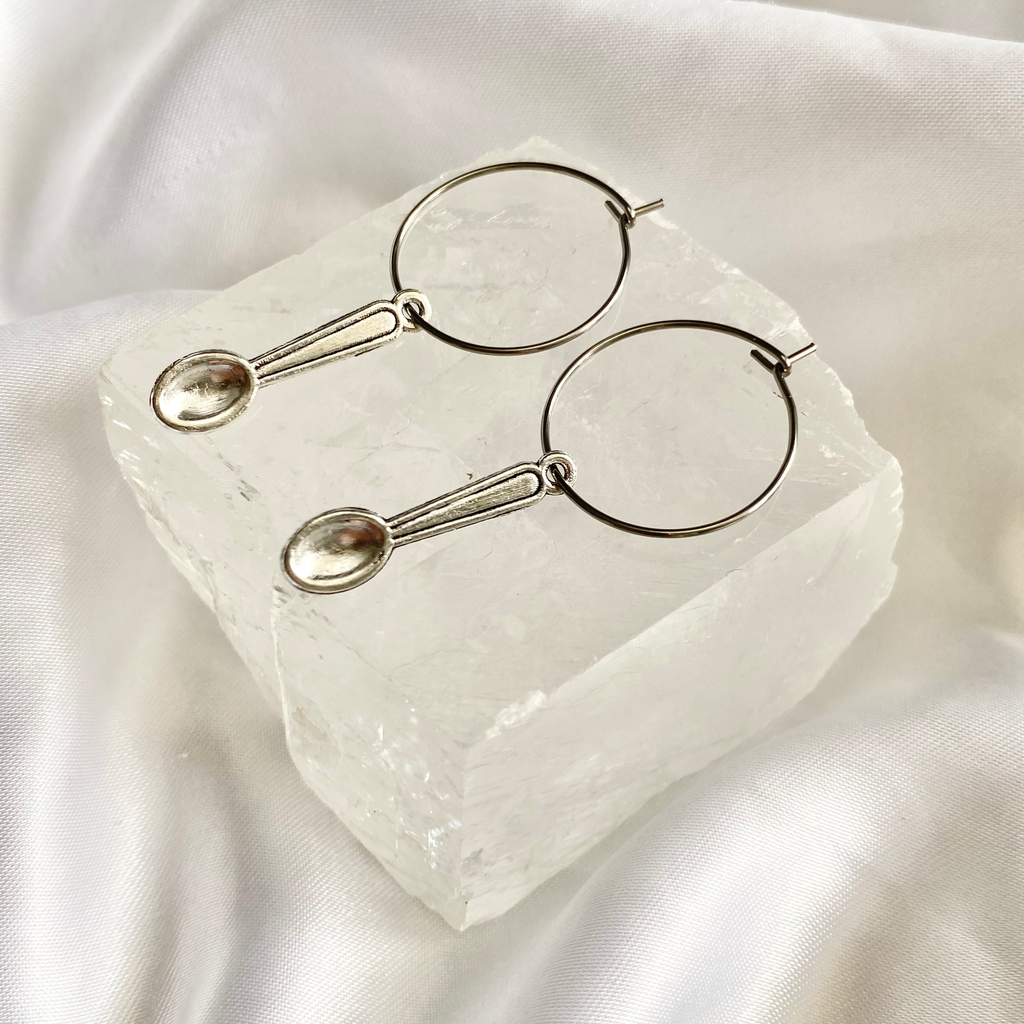 Spoon Hoop Earrings image 0