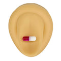 Purple Acrylic Pill Tongue Bar image 0