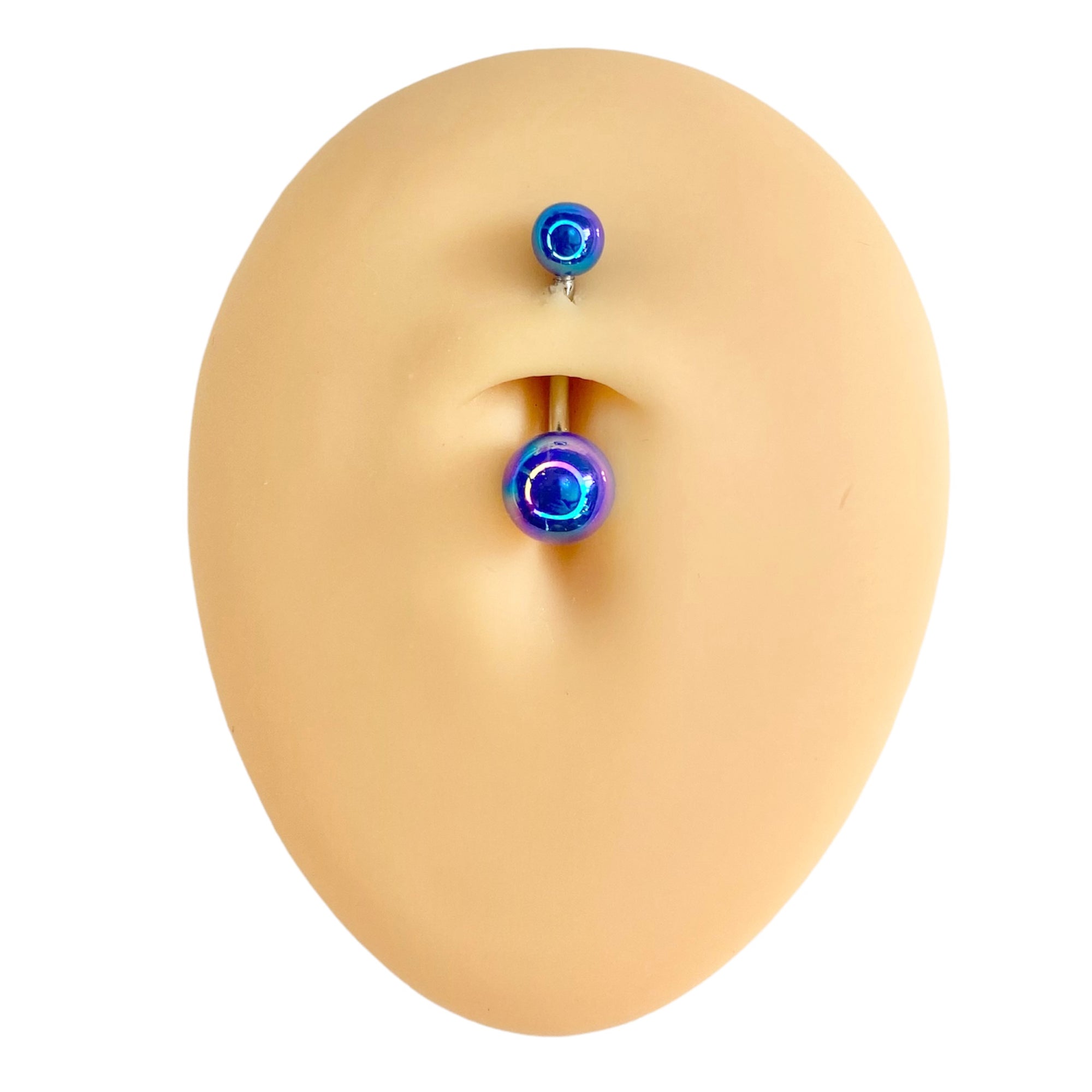 Blue AB Coated Belly Bar  image 0