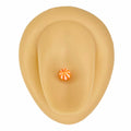 Orange Candy Stripe Tongue Bar image 0