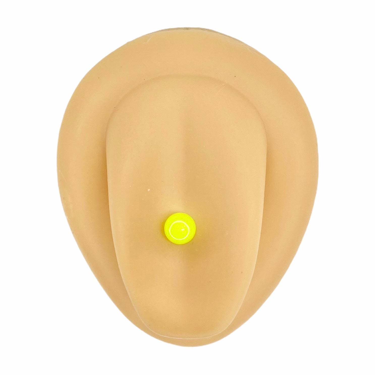 Green/Yellow Glow In The Dark Ball Tongue Bar image 0