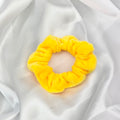Yellow Orange Velvet Scrunchie image 0