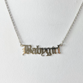 Silver Babygirl Necklace image 0