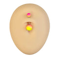 Pink & Yellow Two Tone Belly Bar  image 0