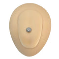 Silver Glitter Dome Tongue Bar image 0