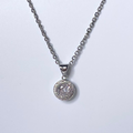 Silver CZ Bling Necklace image 0