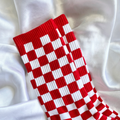 Red Checkered Socks image 0