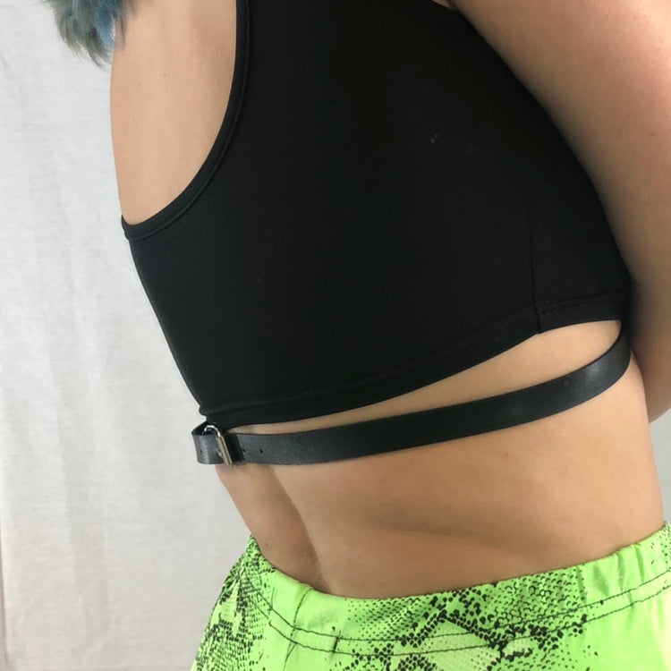 Faux Leather Body Harness image 3