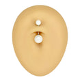 White Matte Pearlescent Belly Bar  image 0
