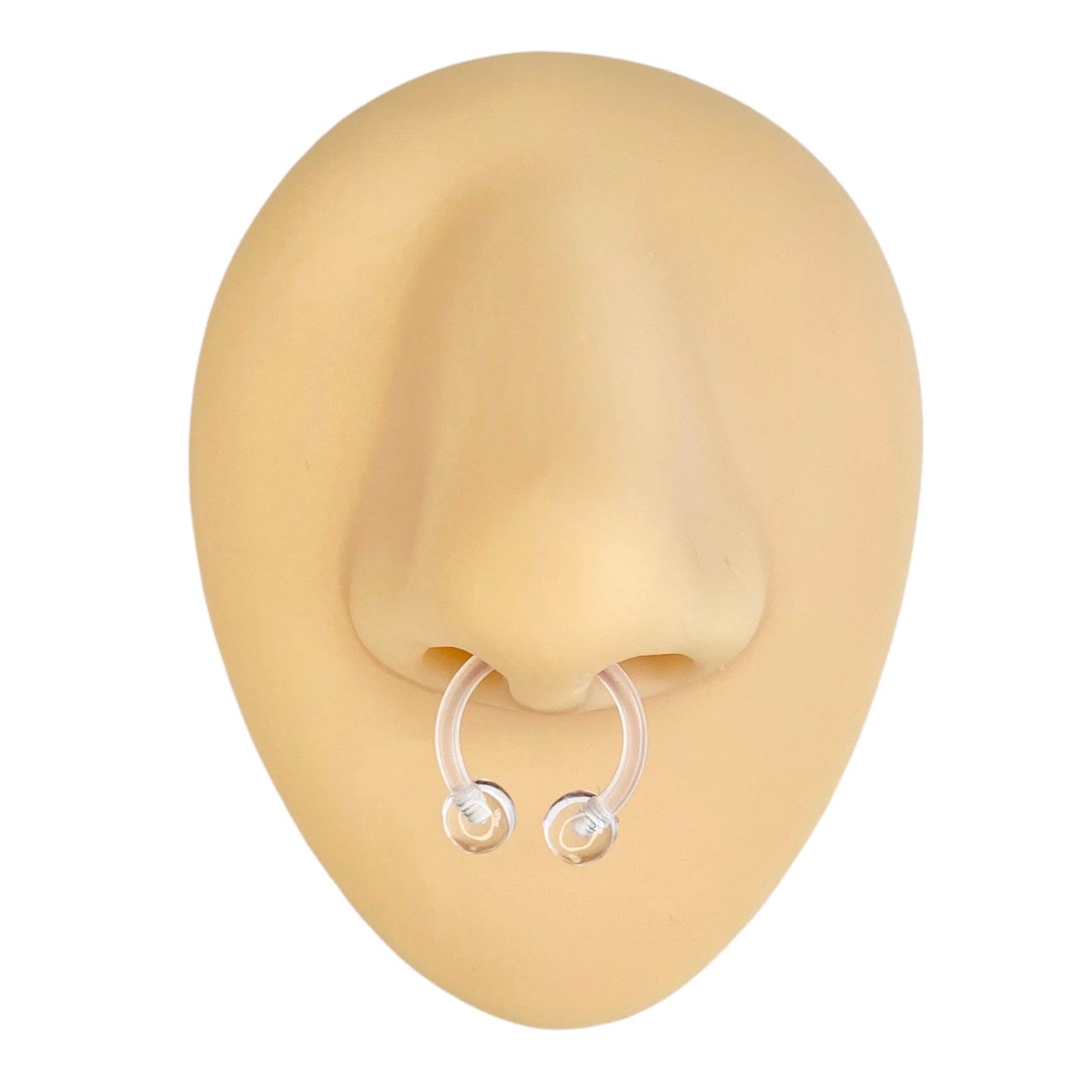 Clear Bio Flex Horseshoe Hoop  image 0