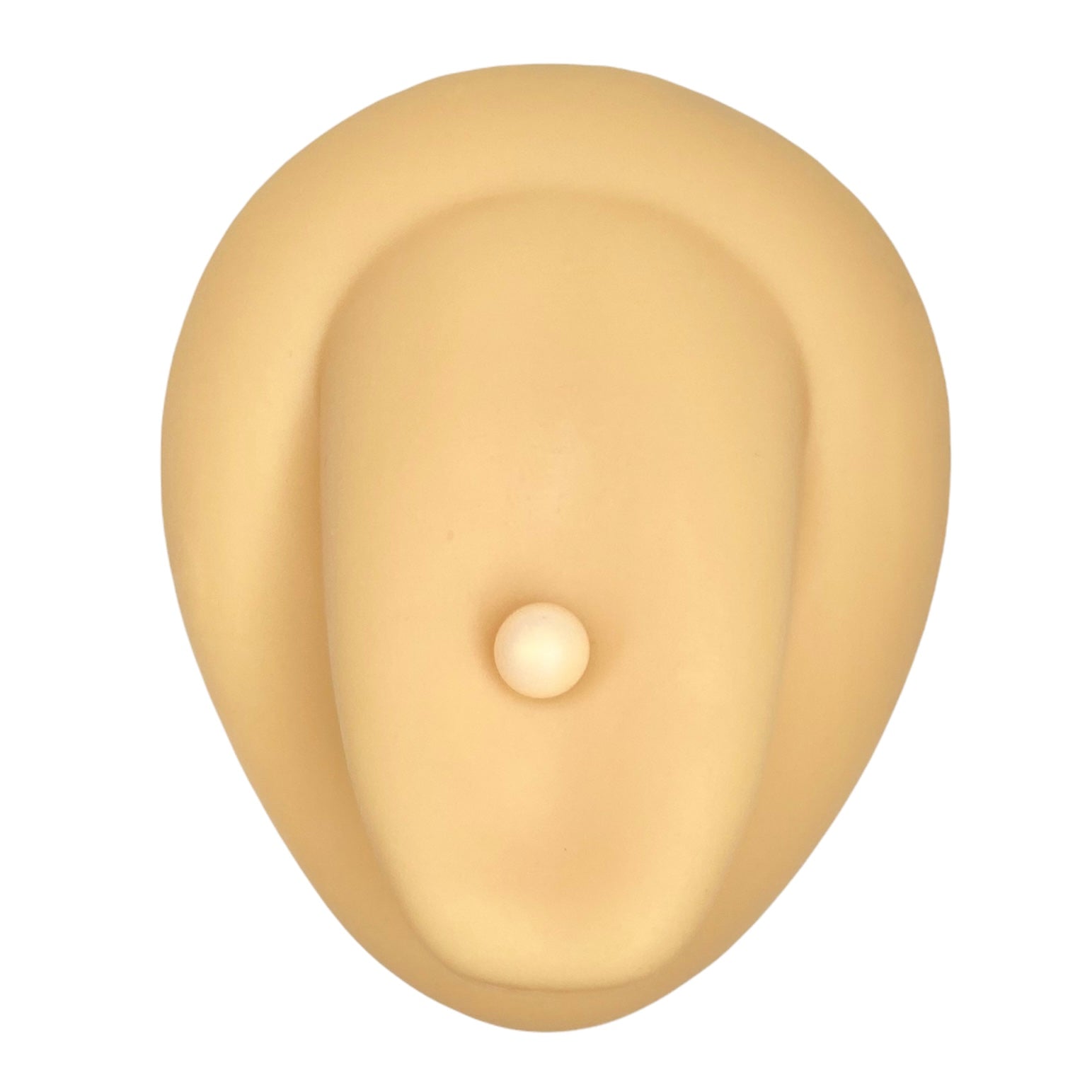 Light Peach Matte Pearlescent Tongue Bar image 0