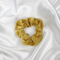 Sand Taupe Velvet Scrunchie image 0