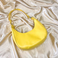 Yellow Mini PU Shoulder Bag image 0