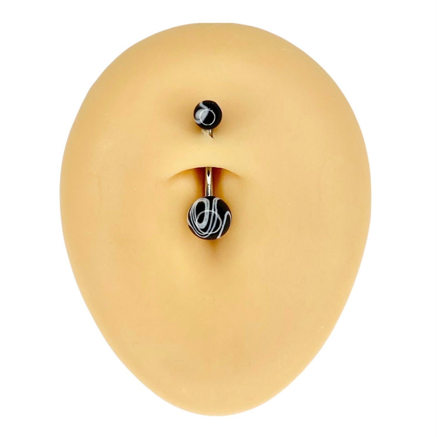 Black Marble Effect Belly Bar  image 0
