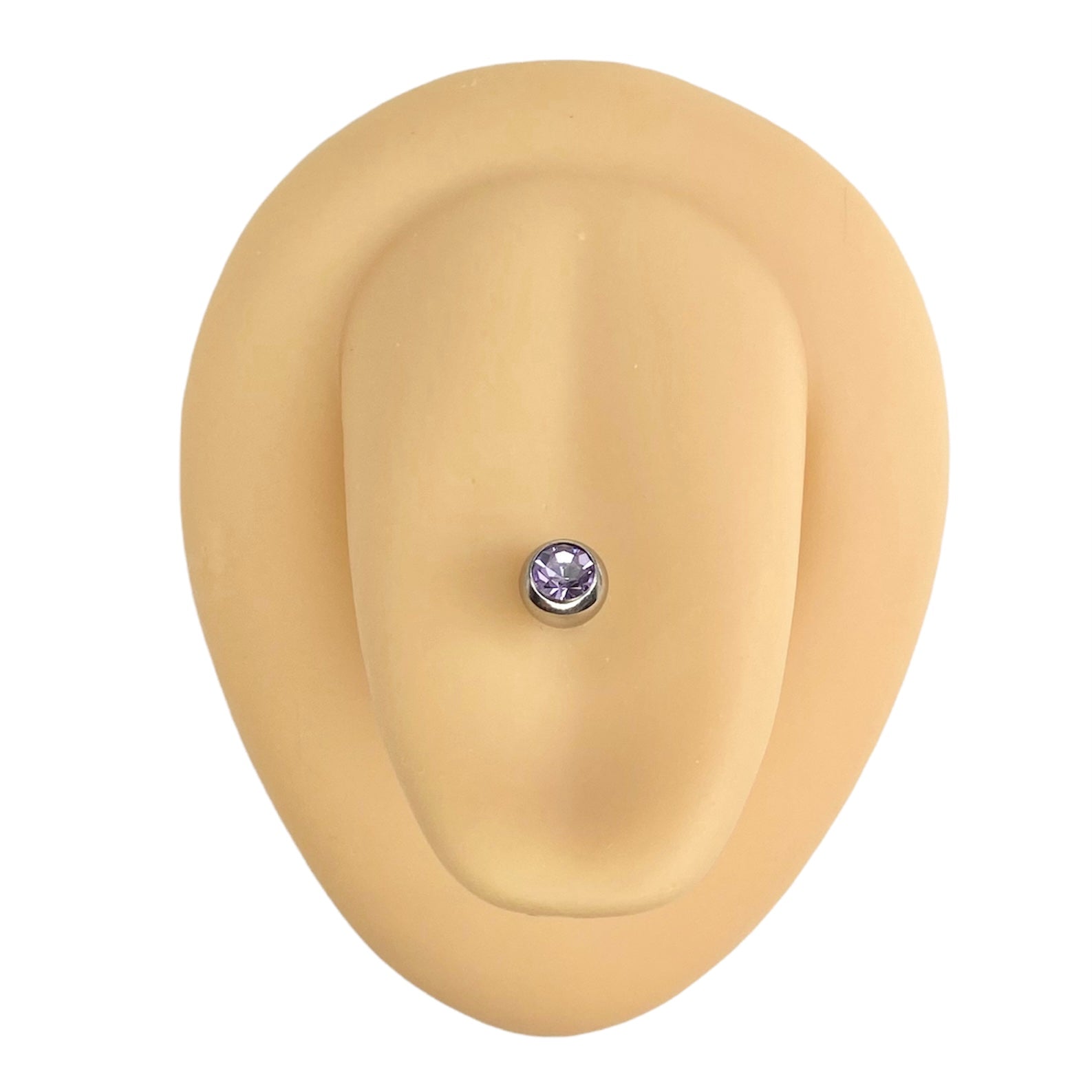 Tanzanite Press Fit Gem Ball Tongue Bar image 0
