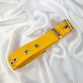 Yellow / Orange Eyelet Buckle Belt image 0