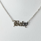 Silver Baby Necklace image 0