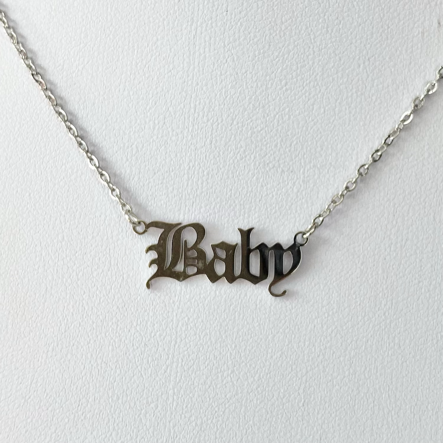Silver Baby Necklace image 0