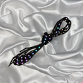 Black Rainbow Reflective Star Shoe Laces image 0