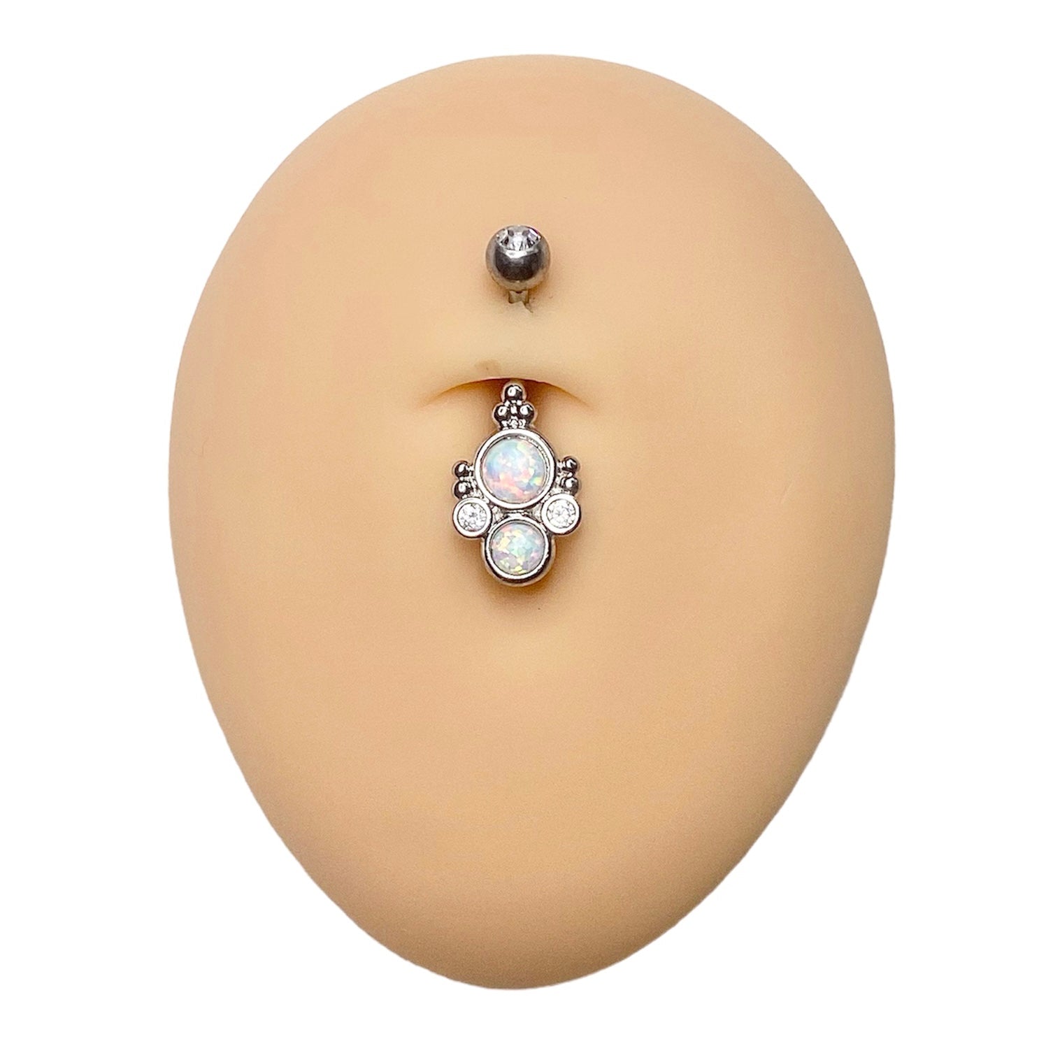 Silver Opal Dream Belly Bar  image 0