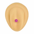 Purple Glow In The Dark Ball Tongue Bar image 0