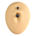 Black Multicolour Splatter Belly Bar  image 0