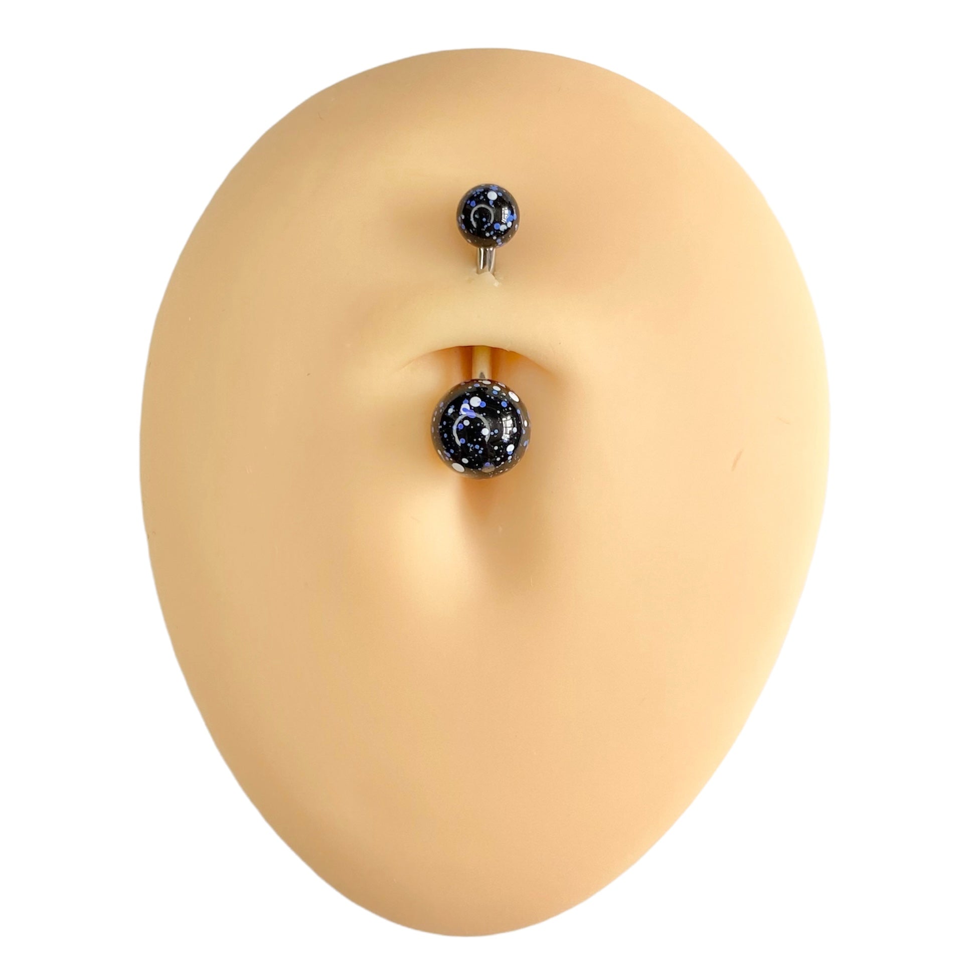 Black Multicolour Splatter Belly Bar  image 0