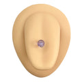 Lilac Glitter Tongue Bar image 0