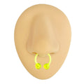 Green / Yellow Bio Flex Horseshoe Hoop  image 0