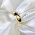 Black & White Enamel 5 Heart Ring image 0