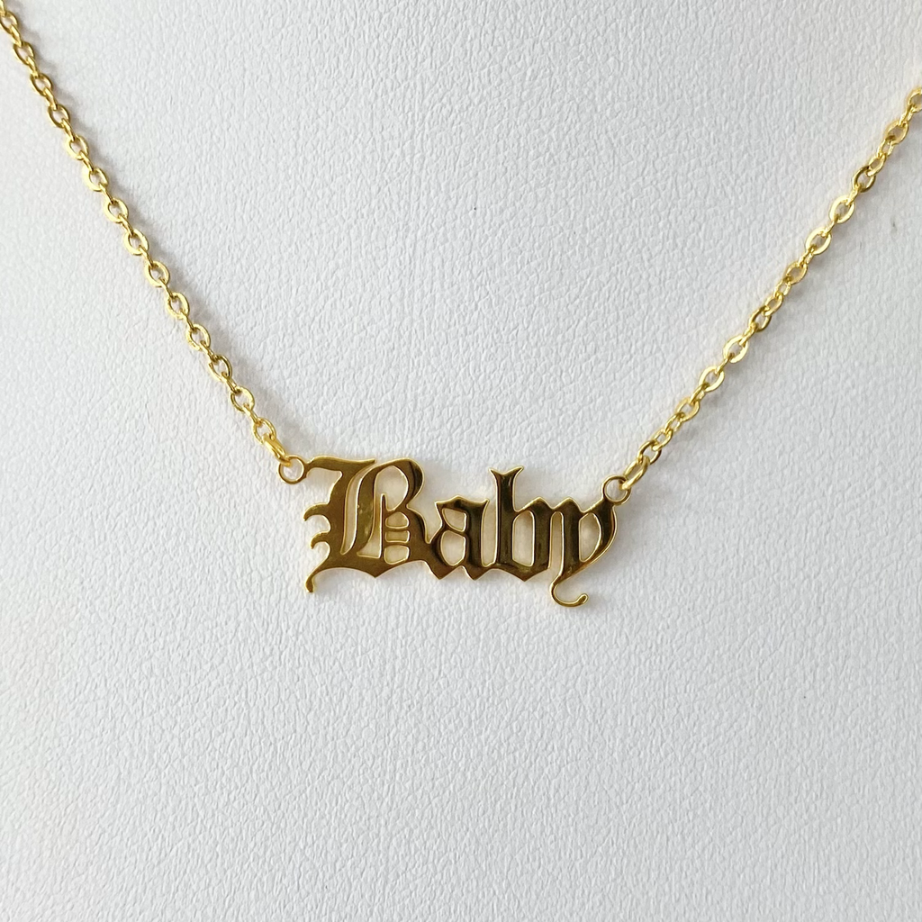 Gold Baby Necklace image 0