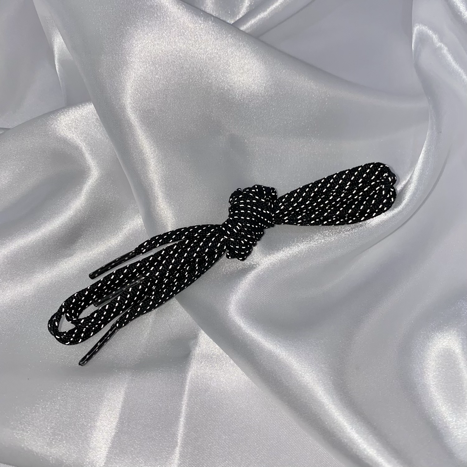 Black Reflective Laces image 1