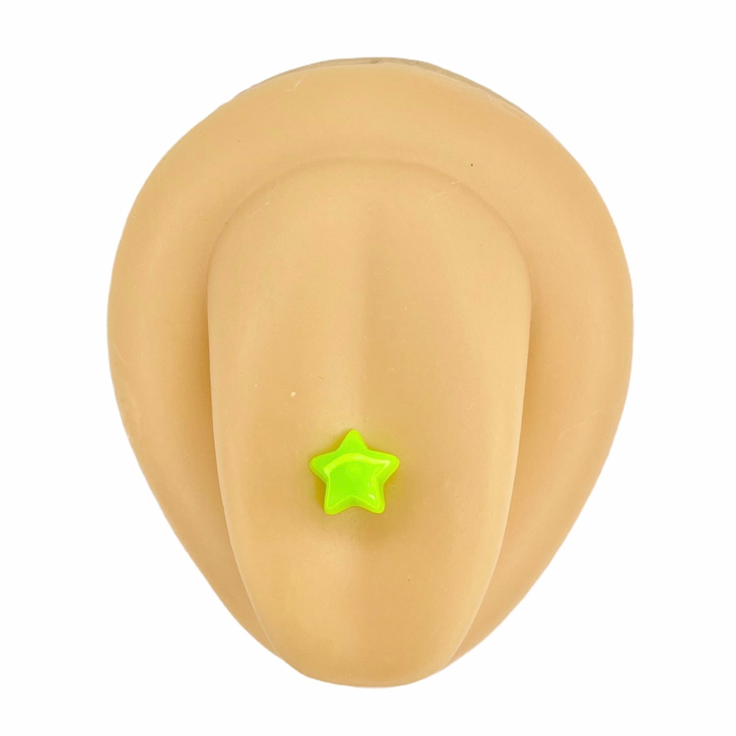 Green Glow In The Dark Star Tongue Bar image 0