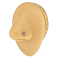 Silver Playboy Nose Stud image 0