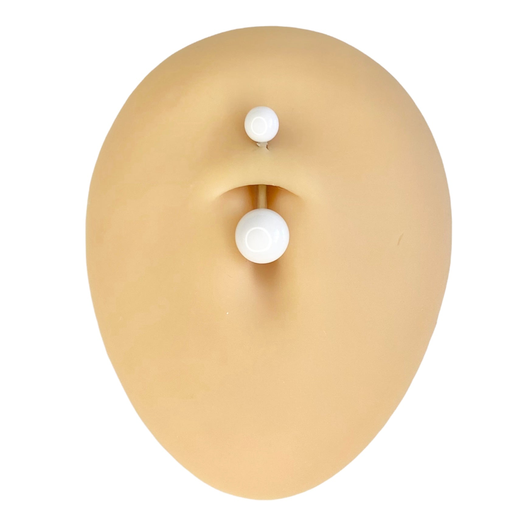 White Gum Ball Belly Bar  image 0